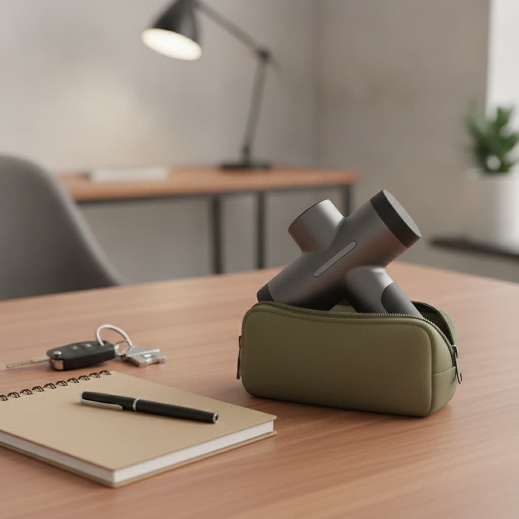 Mini pistolet de massage — voyage et bureau